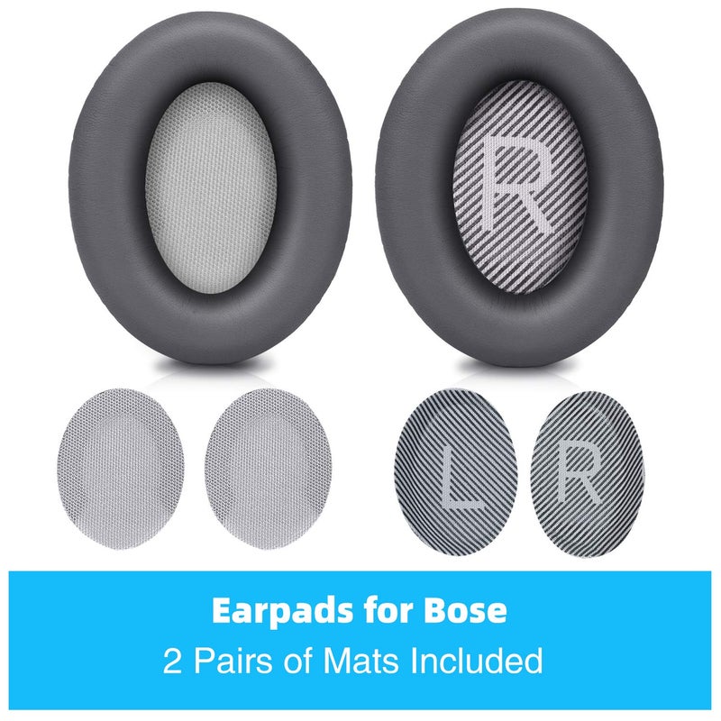 GEVO Replacement Ear Pads for Bose SoundTrue Headphones Around-Ear Style, Memory Foam Also Fits QuietComfort 35/ QC35 II Around-Ear Headphones(Dark Grey) - Image 5